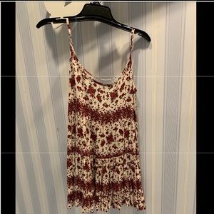 Brandy Melville rose babydoll dress